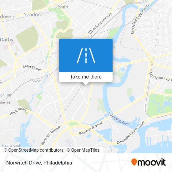 Mapa de Norwitch Drive