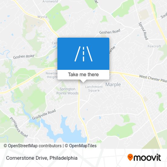 Mapa de Cornerstone Drive