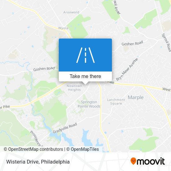 Wisteria Drive map
