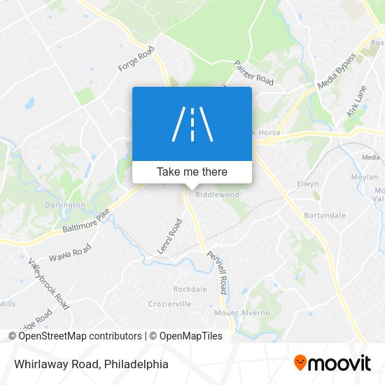Whirlaway Road map