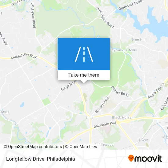 Longfellow Drive map