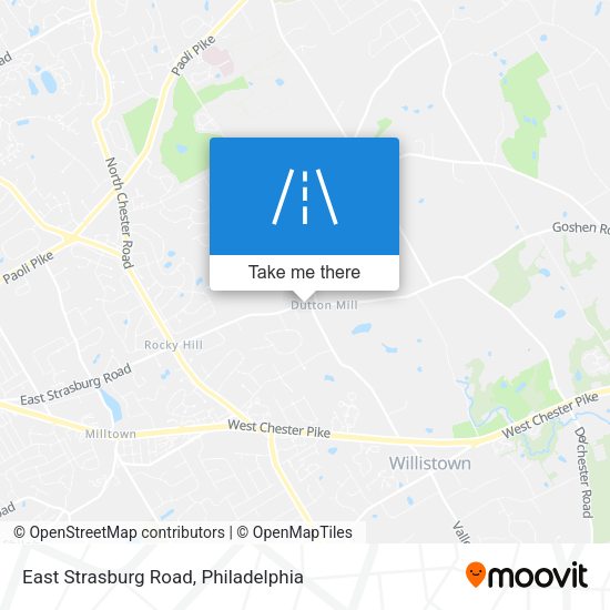 East Strasburg Road map