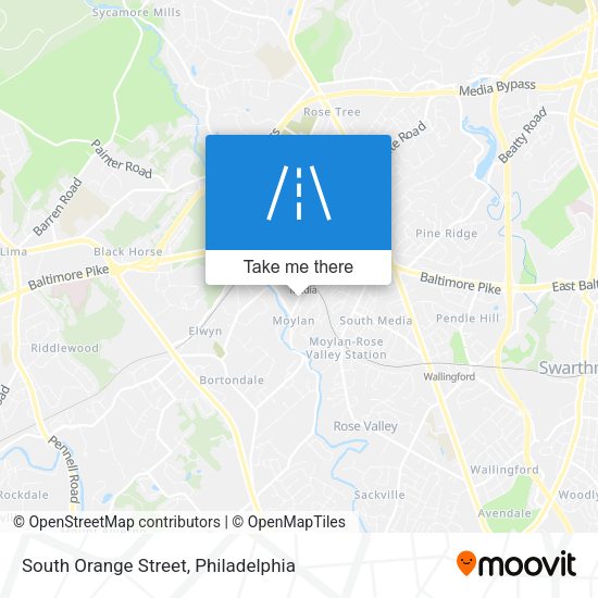 Mapa de South Orange Street