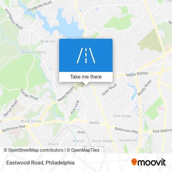Mapa de Eastwood Road