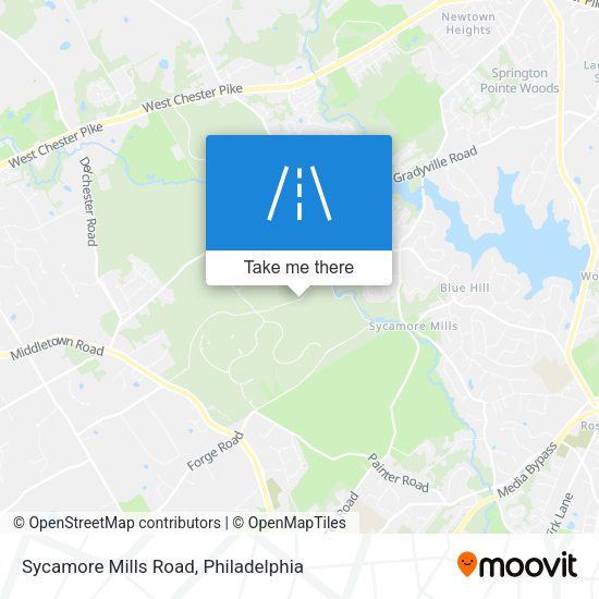 Sycamore Mills Road map