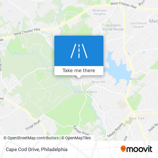 Mapa de Cape Cod Drive