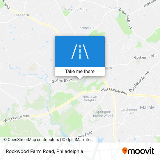 Rockwood Farm Road map