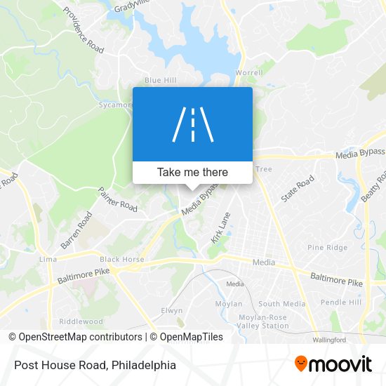 Mapa de Post House Road