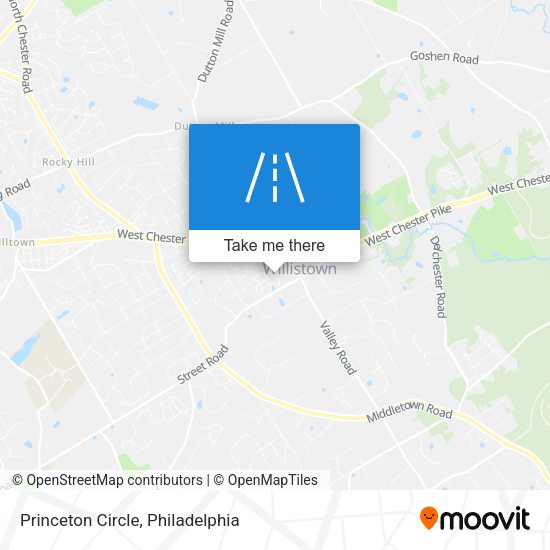 Mapa de Princeton Circle