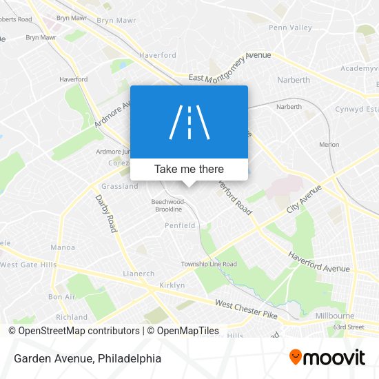 Mapa de Garden Avenue