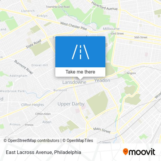 East Lacross Avenue map