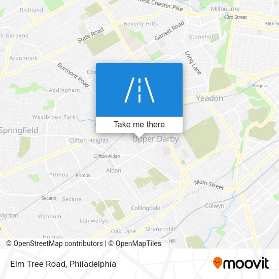 Mapa de Elm Tree Road