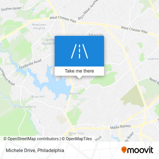 Mapa de Michele Drive