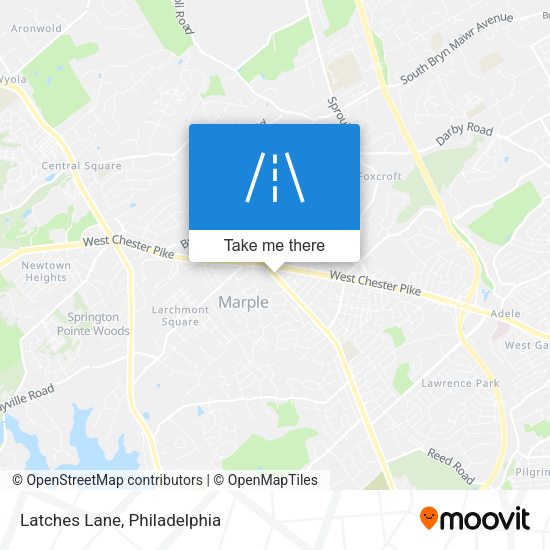 Mapa de Latches Lane