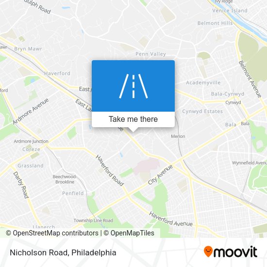 Mapa de Nicholson Road