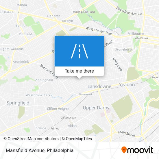 Mansfield Avenue map