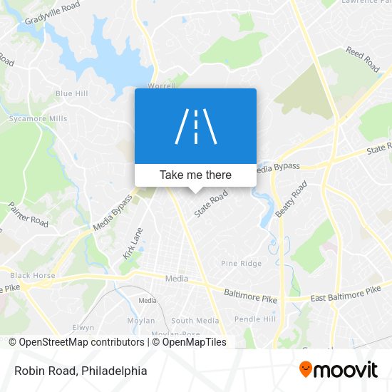Mapa de Robin Road