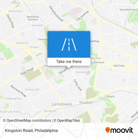 Kingston Road map