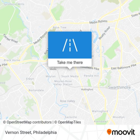 Mapa de Vernon Street