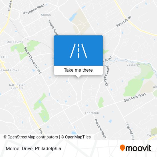 Mapa de Memel Drive