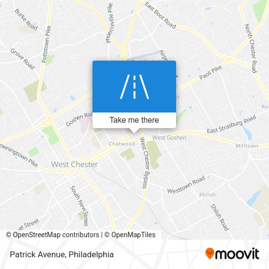 Patrick Avenue map