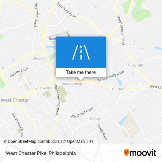 Mapa de West Chester Pike