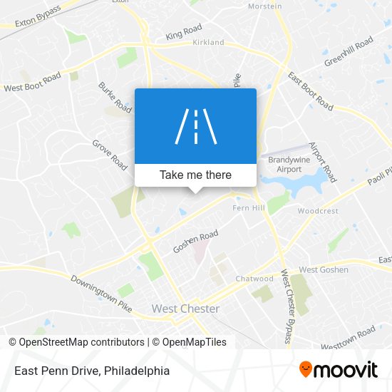 East Penn Drive map