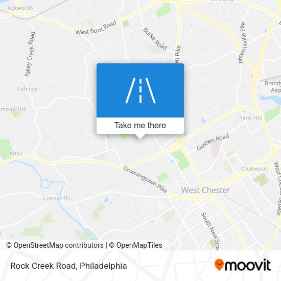 Rock Creek Road map