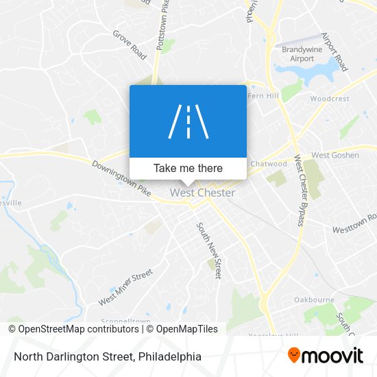 Mapa de North Darlington Street