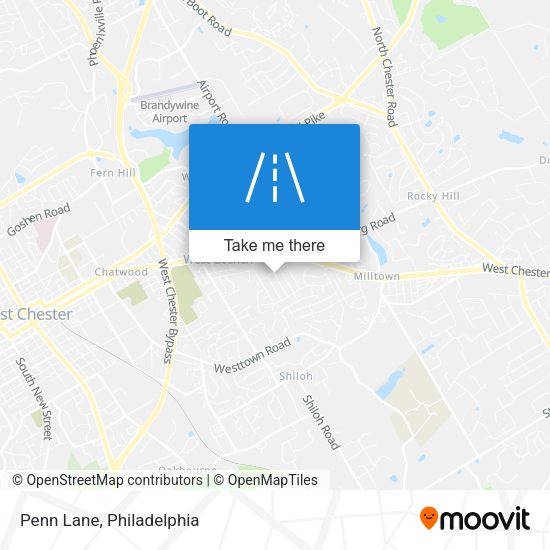Mapa de Penn Lane