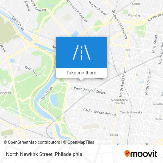 North Newkirk Street map
