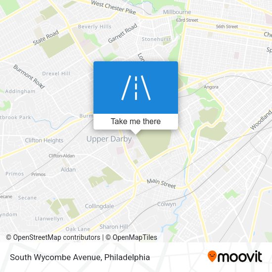 South Wycombe Avenue map