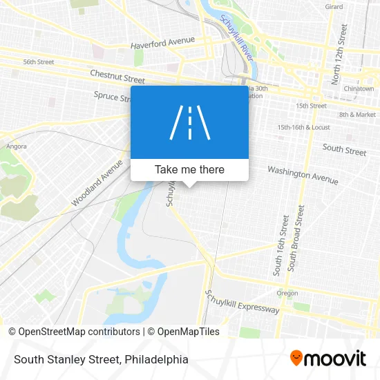 South Stanley Street map