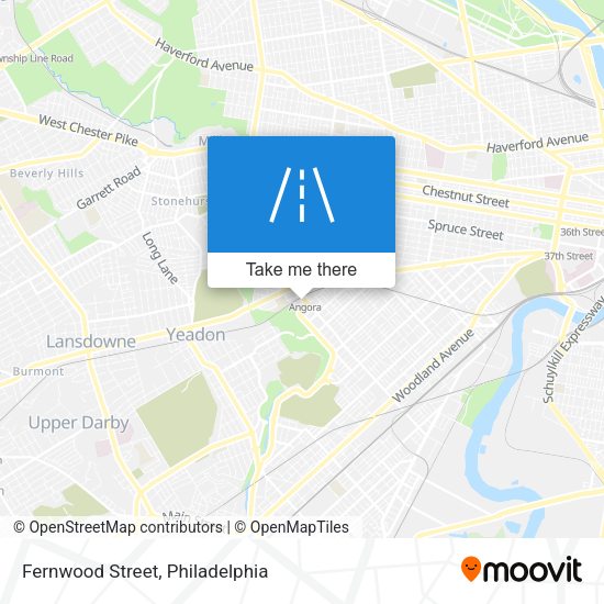 Fernwood Street map