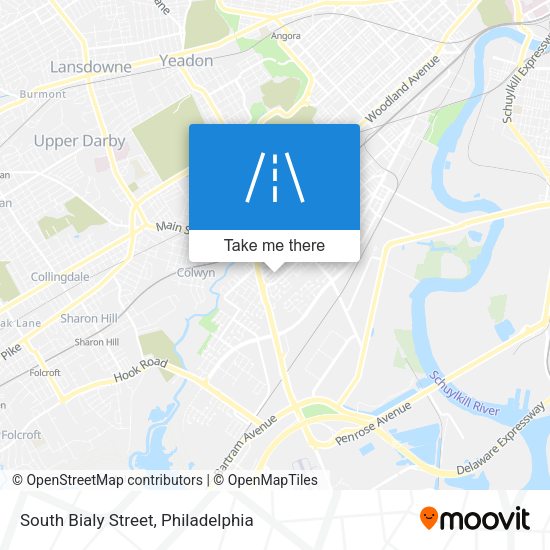 South Bialy Street map