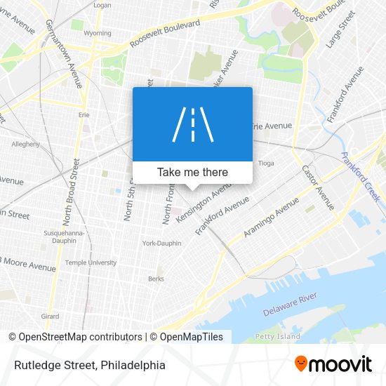 Rutledge Street map