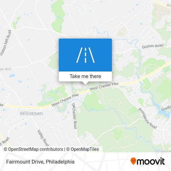 Fairmount Drive map