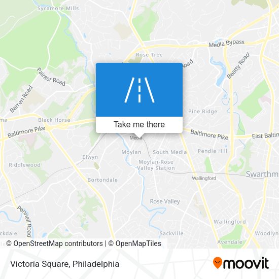 Mapa de Victoria Square