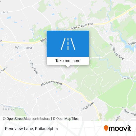 Mapa de Pennview Lane