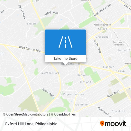 Mapa de Oxford Hill Lane