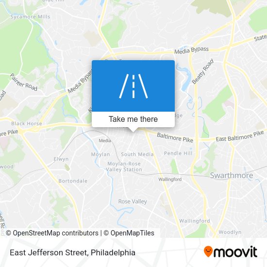East Jefferson Street map