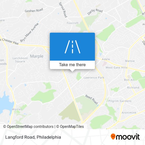 Mapa de Langford Road