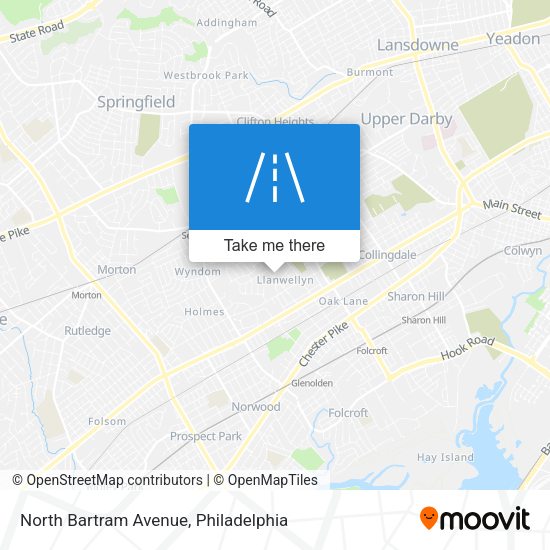 Mapa de North Bartram Avenue