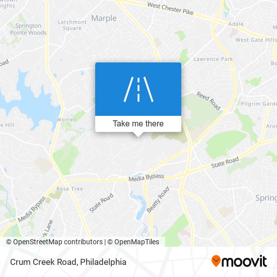Mapa de Crum Creek Road