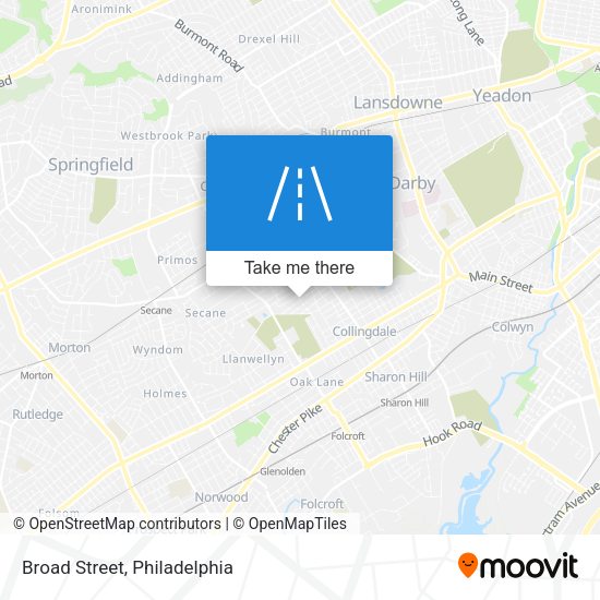 Mapa de Broad Street