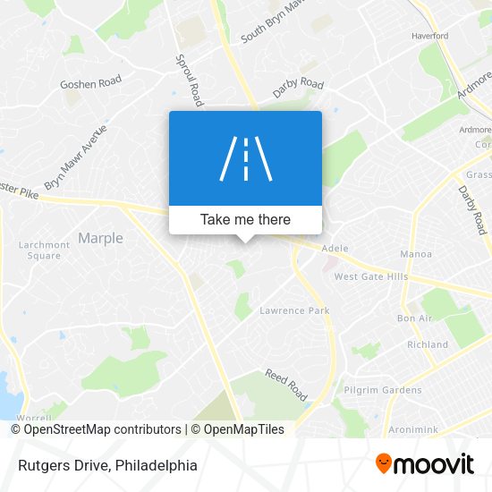 Rutgers Drive map