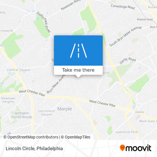 Lincoln Circle map