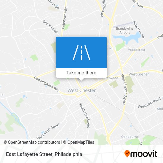 East Lafayette Street map