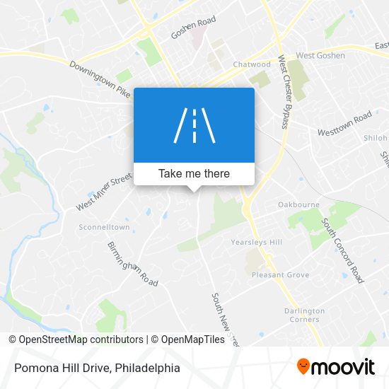Pomona Hill Drive map