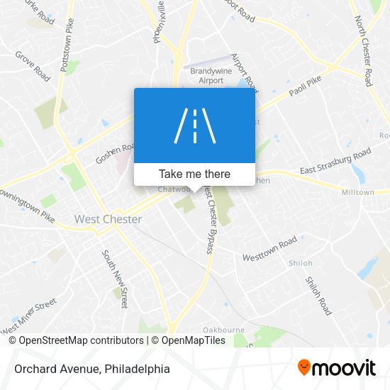 Mapa de Orchard Avenue